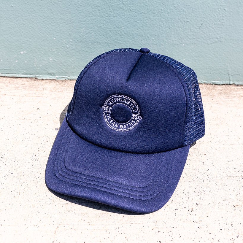 Navy Trucker Cap